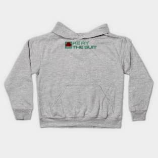 He Fit The Suit - Inline Team Remington Kids Hoodie